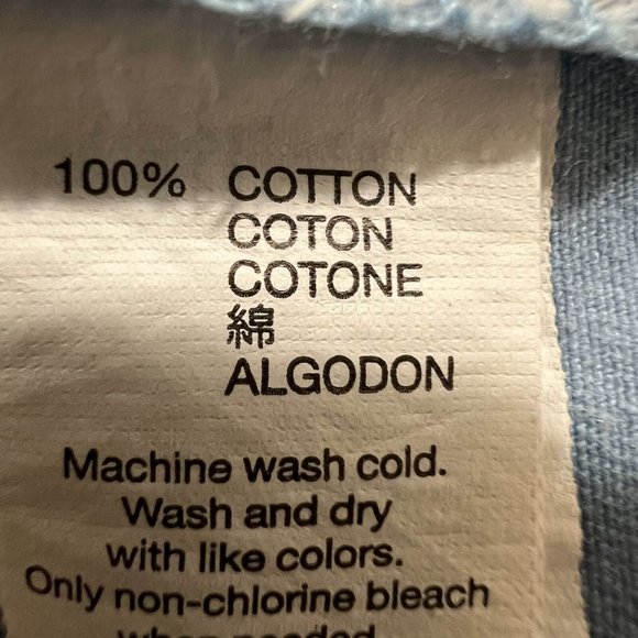 Gap Khakis Chino Shorts Men 40 Light Blue Mid Rise 100% Cotton Casual Preppy - Picture 12 of 12